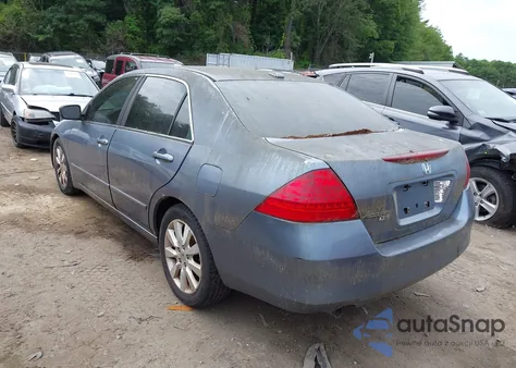 2007 Honda Accord 3.0 Ex из США, поврежденный, VIN 1HGCM66567A054545
